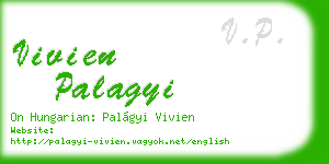 vivien palagyi business card